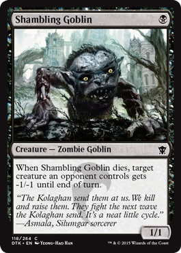 Shambling Goblin (Dragons of Tarkir) Near Mint