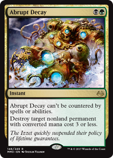 Abrupt Decay (Modern Masters 2017) Medium Play Foil
