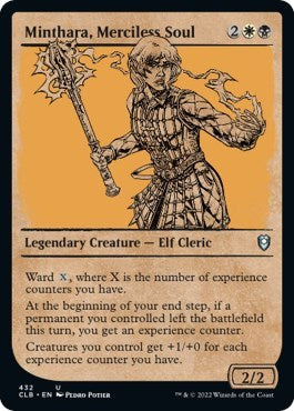 Minthara, Merciless Soul (Showcase) (Commander Legends: Battle for Baldur's Gate) Light Play