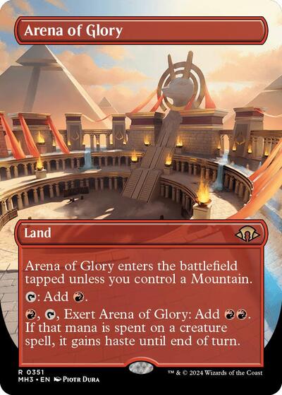 Arena of Glory (Borderless) (Modern Horizons 3) Near Mint