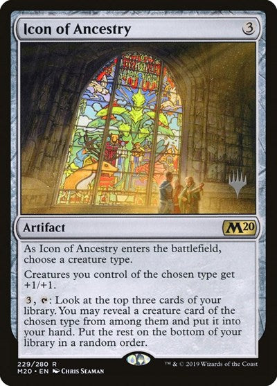 Icon of Ancestry (Promo Pack: Core Set 2020) Light Play