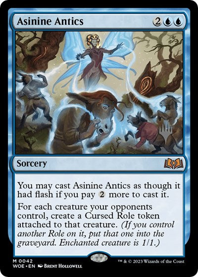 Asinine Antics (Promo Pack: Wilds of Eldraine) Light Play Foil
