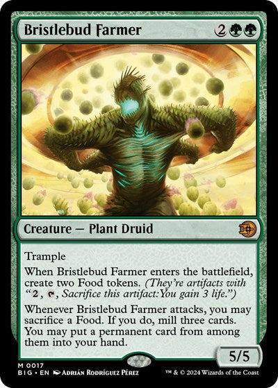 Bristlebud Farmer (Outlaws of Thunder Junction: The Big Score) Near Mint Foil