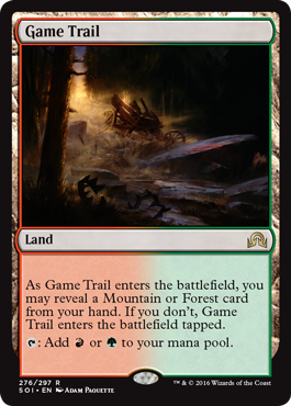 Game Trail (Shadows Over Innistrad) Light Play Foil