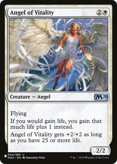 Angel of Vitality (The List) Medium Play Foil