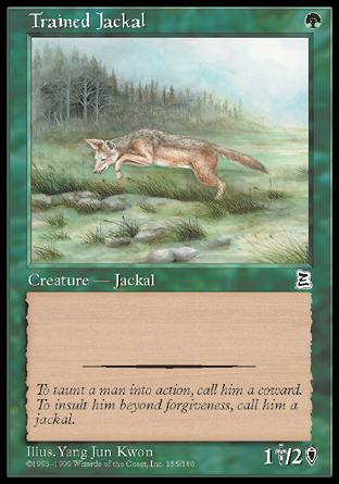 Trained Jackal (Portal Three Kingdoms) Near Mint