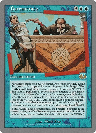 Bureaucracy (Unglued) Medium Play