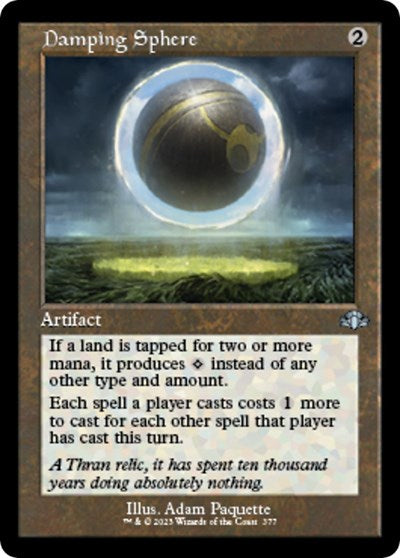 Damping Sphere (Retro Frame) (Dominaria Remastered) Light Play