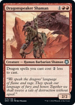 Dragonspeaker Shaman (Magic Game Night: Free-For-All) Light Play