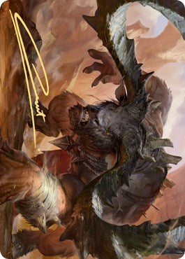 Moraug  Fury of Akoum Art Card  Gold Stamped Signature|0|0|0.00