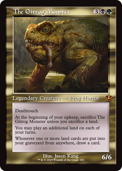 The Gitrog Monster (Retro Frame) (Innistrad Remastered) Light Play Foil