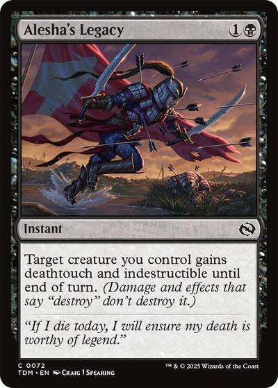 Alesha's Legacy (Tarkir: Dragonstorm) Near Mint