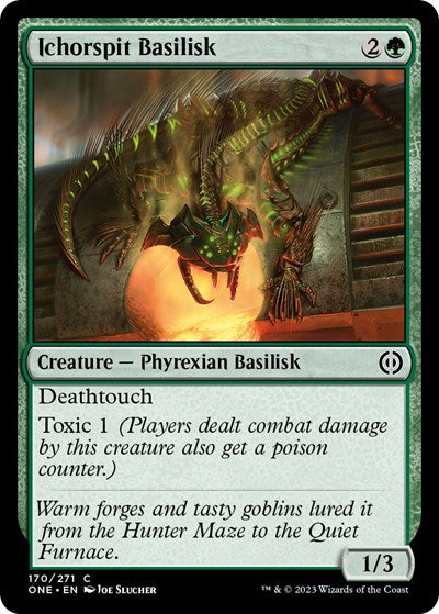 Ichorspit Basilisk (Phyrexia: All Will Be One) Near Mint Foil