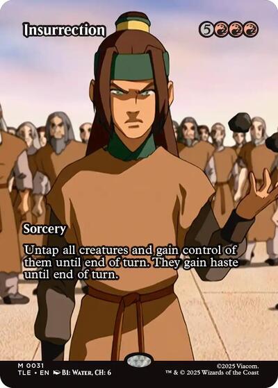 Insurrection (Borderless) (Avatar: The Last Airbender: Eternal-Legal) Near Mint Foil
