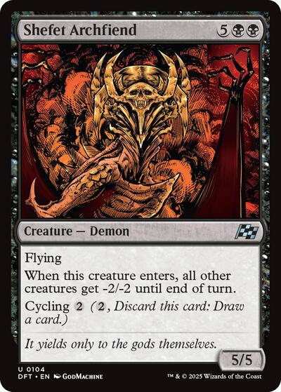 Shefet Archfiend|36|0|0.00