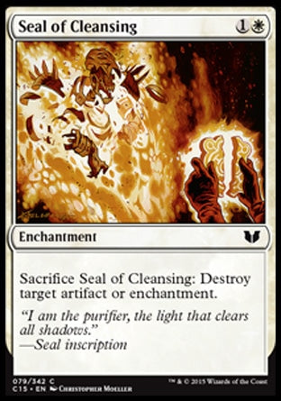 Seal of Cleansing (Commander 2015) Medium Play