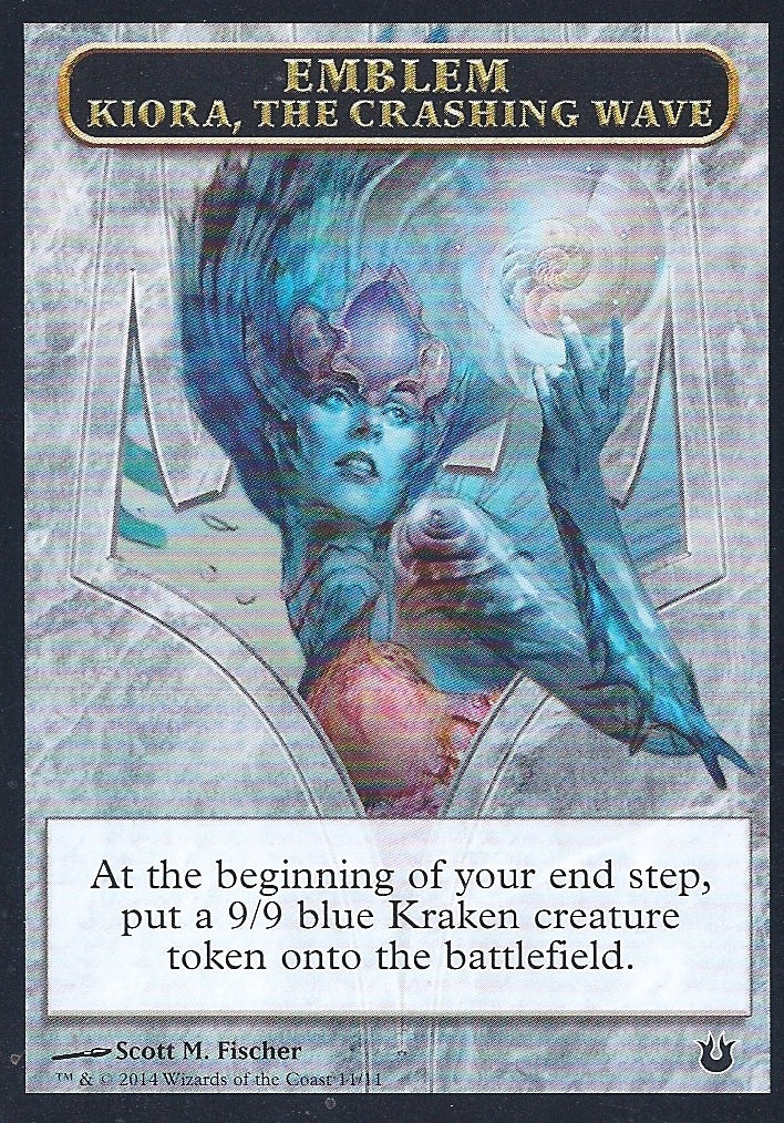 Emblem Kiora The Crashing Wave (Born of the Gods) Near Mint
