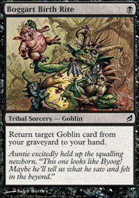 Boggart Birth Rite (Lorwyn) Heavy Play Foil