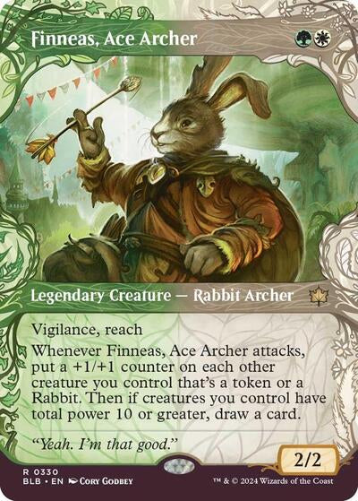 Finneas, Ace Archer (Showcase) (Bloomburrow) Medium Play