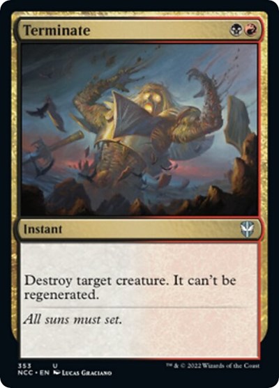 Terminate (Commander: Streets of New Capenna) Near Mint
