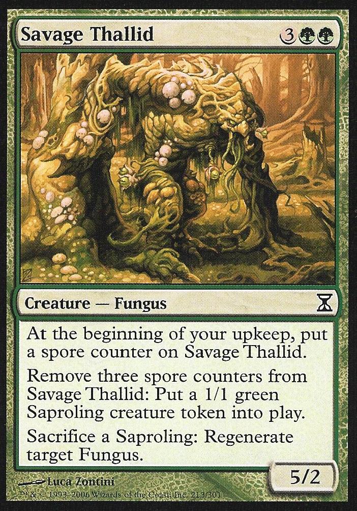 Savage Thallid (Time Spiral) Medium Play