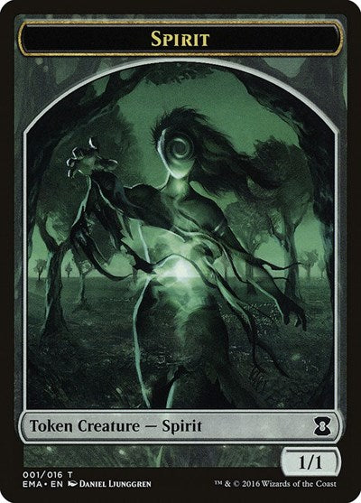 Spirit Token (Colorless) (Eternal Masters) Light Play