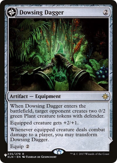 Dowsing Dagger (Secret Lair Commander: From Cute to Brute) Light Play