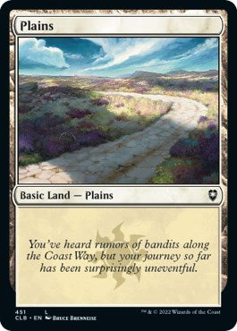 Plains (451) (Commander Legends: Battle for Baldur's Gate) Near Mint Foil