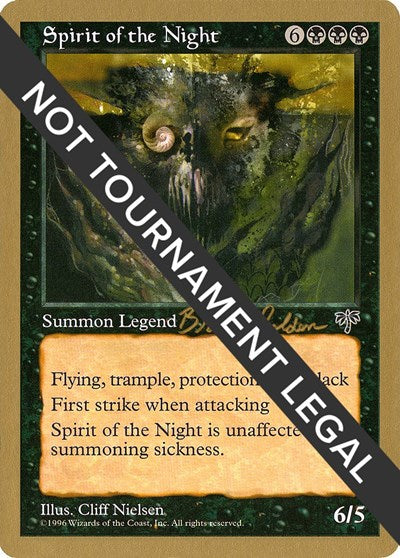 Spirit of the Night - 1998 Brian Selden (MIR) (World Championship Decks) Light Play