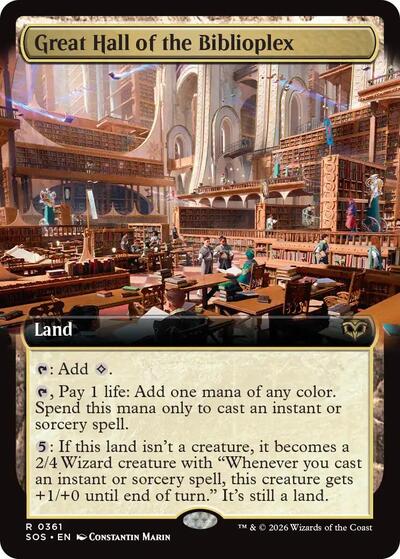 Great Hall of the Biblioplex  Extended Art|0|0|0.00