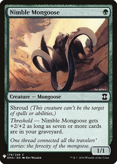 Nimble Mongoose (Mystery Booster) Near Mint