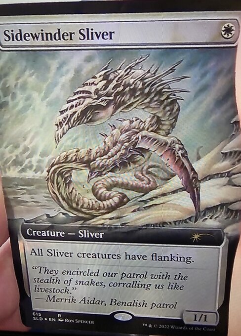 Sidewinder Sliver (Extended Art) (Secret Lair) Light Play Foil