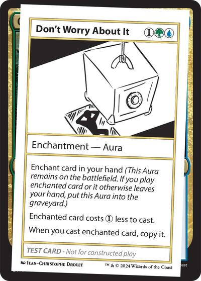 Don't Worry About It (Mystery Booster 2 Playtest Cards) Near Mint