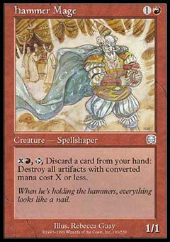 Hammer Mage (Mercadian Masques) Heavy Play