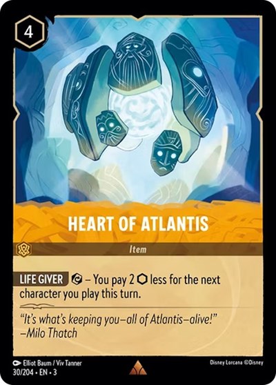 Heart of Atlantis (Into the Inklands) Near Mint