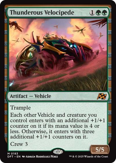 Thunderous Velocipede (Aetherdrift) Near Mint Foil