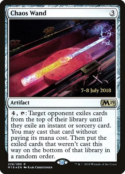 Chaos Wand (Promos: Prerelease Cards) Light Play Foil