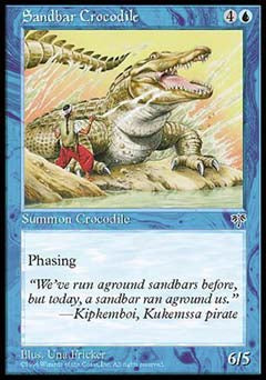 Sandbar Crocodile (Mirage) Medium Play