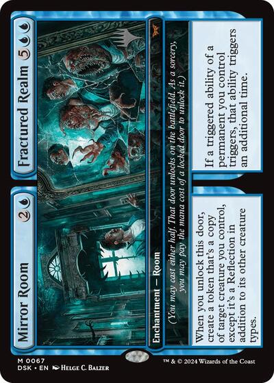 Mirror Room / Fractured Realm (Promo Pack: Duskmourn: House of Horror) Near Mint Foil