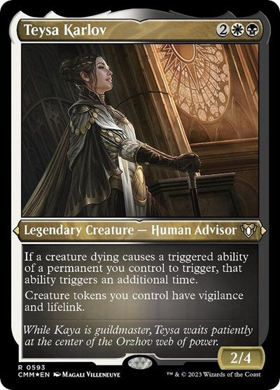 Teysa Karlov (Foil Etched) (Commander Masters) Light Play Foil