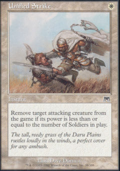 Unified Strike (Onslaught) Light Play Foil
