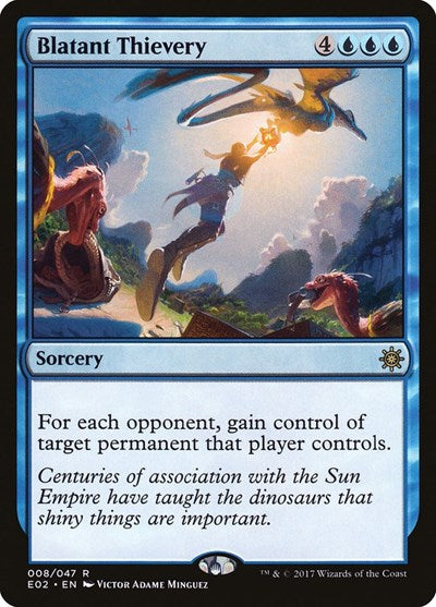 Blatant Thievery (Explorers of Ixalan) Light Play