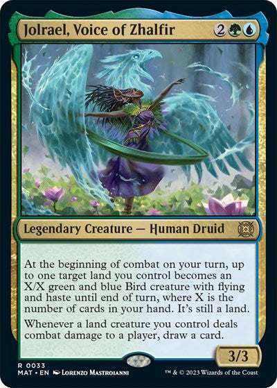 Jolrael, Voice of Zhalfir (March of the Machine: The Aftermath) Near Mint Foil