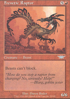 Frenetic Raptor (Legions) Medium Play Foil