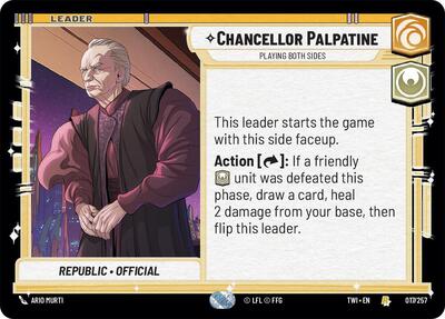 Chancellor Palpatine Playing Both Sides (Twilight of the Republic) Near Mint