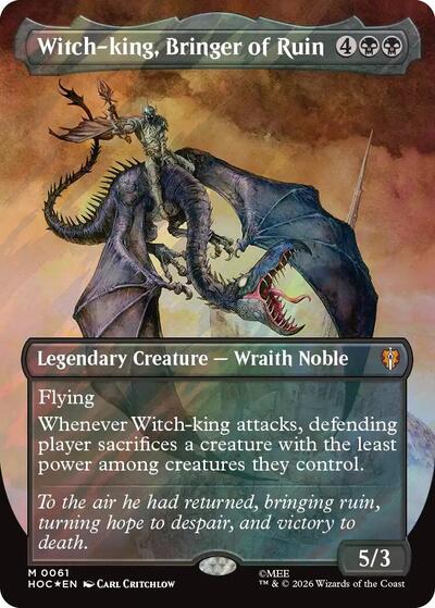 Witch king  Bringer of Ruin  Borderless   Surge Foil|1|0|0.00