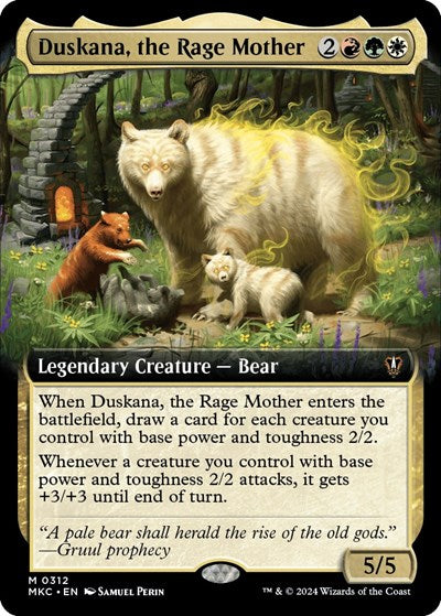 Duskana, the Rage Mother (Extended Art) (Commander: Murders at Karlov Manor) Near Mint Foil