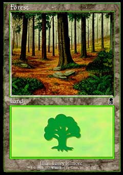 Forest (347) (Odyssey) Medium Play Foil