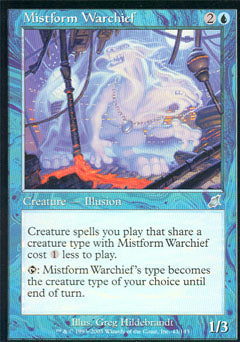 Mistform Warchief (Scourge) Near Mint Foil