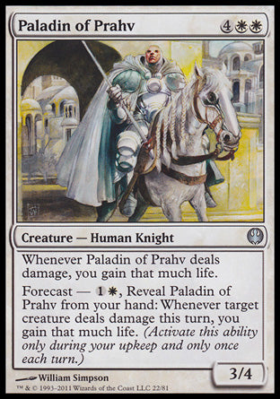 Paladin of Prahv (Duel Decks: Knights vs Dragons) Light Play